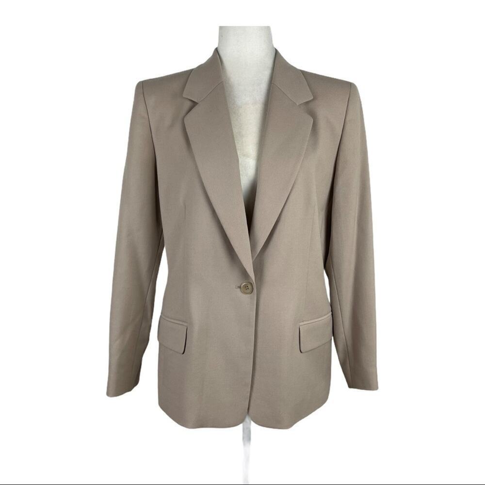 Pendleton Virgin Wool Single Button Blazer Sz 14p - image 1